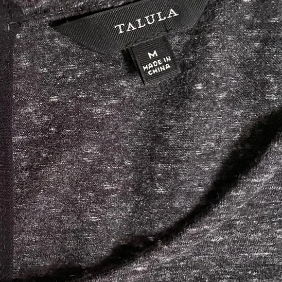 Aritzia Talula Lambeth Long Sleeve Skater Fit and Flare Grey Dress - Picture 5 of 5